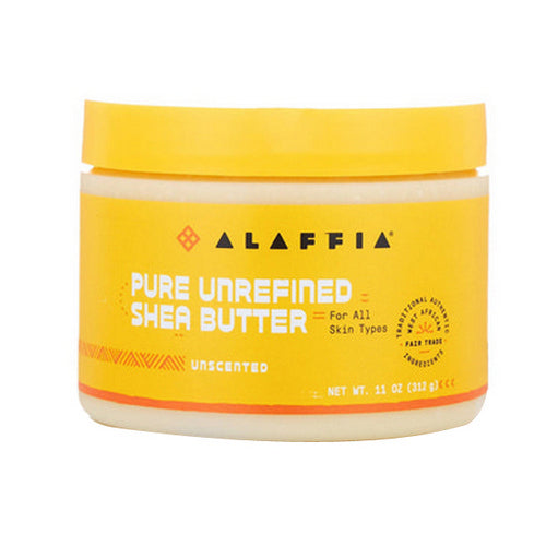 Alaffia, Unrefined Shea Butter Unscented, 11 Oz