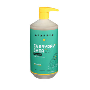 Alaffia, Everyday Vanilla Mint Body Wash, 32 Oz