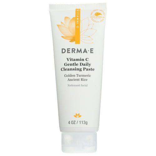 Derma e, Vitamin C Gentle Daily Cleansing Paste, 4Oz