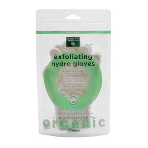 Earth Therapeutics, Organic Cotton Exfoliating Gloves, 0, 1 Unit