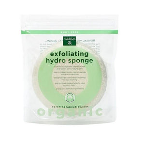 Earth Therapeutics, Organic Cotton Exfoliating Round Sponge, 0, 1 Unit