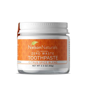 Nelson Naturals, Citrus Spice Blend Fluoride Free Toothpaste, 3.3 Oz
