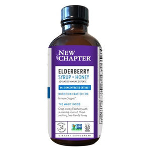 New Chapter, Elderberry Syrup Advanced Immune Defense Honey, 250 Mg, 4 Oz