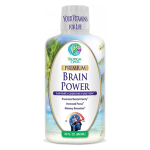 Tropical Oasis, Brain Fuel, 32 Oz