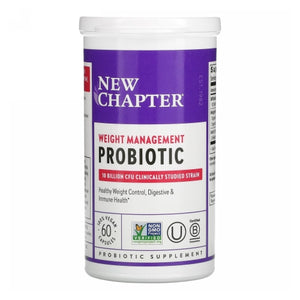 New Chapter, Daily Dual Biotic Probiotic Plus Prebiotic, 325 Mg, 30 Veg Tabs