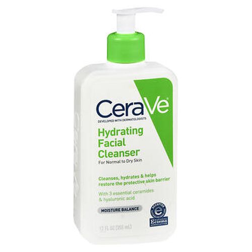 Cerave, Hydrating Facial Cleanser For Normal To Dry Skin, 12 Oz