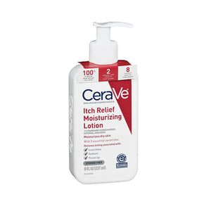 Cerave, 1% Pramoxine Hydrochloride Itch Relief Moisturizing Lotion, 8 Oz
