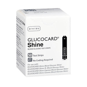 Glucocard, Shine Blood Glucose Test, 50 Each
