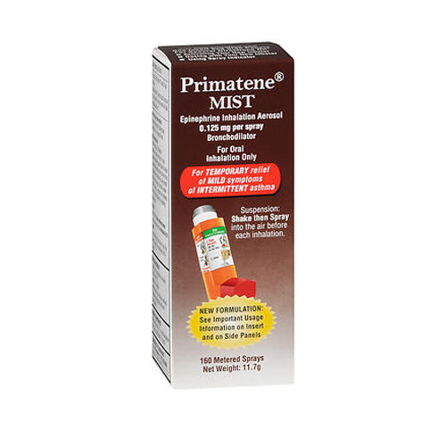 Primatene, Mist Epinephrine Inhalation Aerosol Bronchodilator Spray, 11.7 Grams