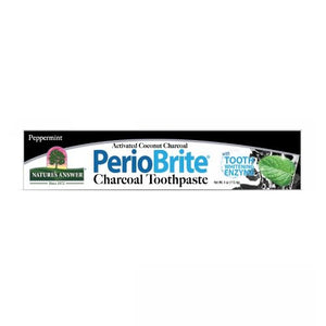 Nature's Answer, PerioBrite Charcoal Toothpaste Peppermint, 4 Oz