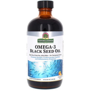 Nature's Answer, Omega-3 Black Seed Oil Orange, 8 Oz