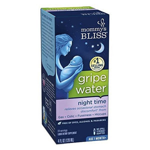 Mommys bliss, Nighttime Gripe Water 1 Month Plus, 4 Oz