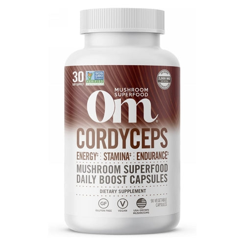 Om Mushrooms, Cordyceps Superfood, 90 Count