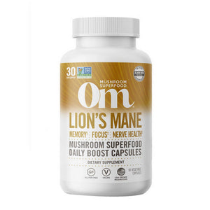 Om Mushrooms, Lion'S Mane Superfood, 667 Mg, 90 Veg Caps