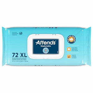 Attends, Personal Wipe Attends  Soft Pack Aloe / Vitamin E Scented, 1 Pack
