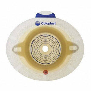 Coloplast, Ostomy Barrier Sensura  Flex Trim to Fit, Standard Wear Double Layer Adhesive 3-1/2 Inch Flange 3/8, Box Of 5