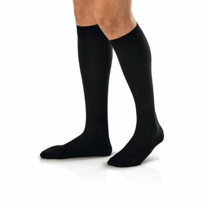 Jobst, Mens Light Weight Dress Socks Compression Black Large, 1 Pair