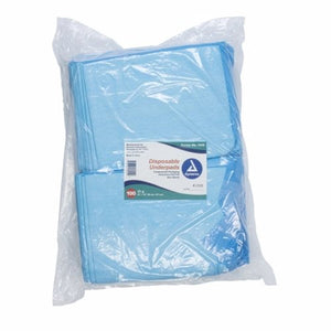 Dynarex, Disposable Underpad Fluff Light Absorbency 23 X 24 Inch, Case Of 2