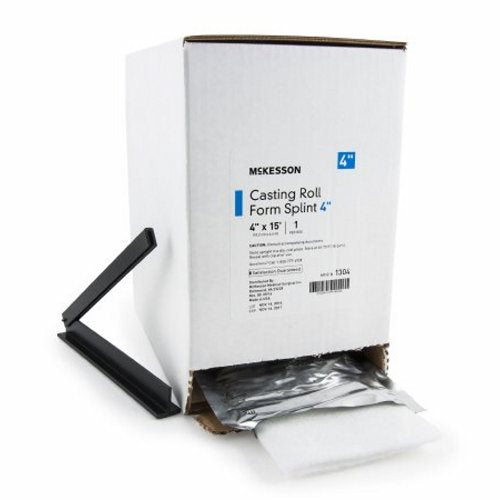McKesson, Casting Roll Form Splints McKesson 4 Inch X 15 Foot Fiberglass White, Box Of 1