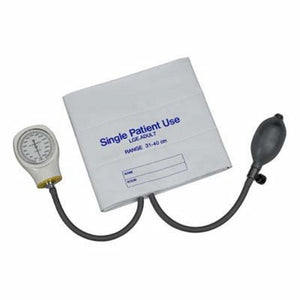Mabis Healthcare, Aneroid Sphygmomanometer Unit Large Adult Cuff Vinyl Cuff 31 - 40 cm 06-148-196, Box Of 5