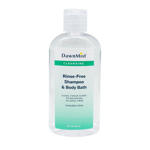 DawnMist, Rinse-Free Shampoo and Body Wash DawnMist  4 oz. Flip Top Bottle Scented, Count of 96
