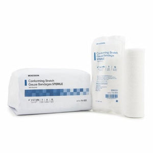 McKesson, Conforming Bandage McKesson Polyester 6 Inch X 4-1/10 Yard Roll Shape Sterile, Count of 6
