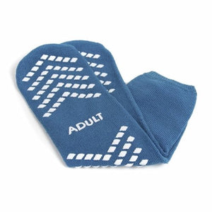 McKesson, Slipper Socks McKesson Large Teal Above the Ankle, Count of 48