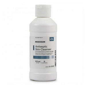 McKesson, Antiseptic Skin Cleanser McKesson 8 oz. Flip-Top Bottle 4% Strength CHG (Chlorhexidine Gluconate) /, 8 Oz