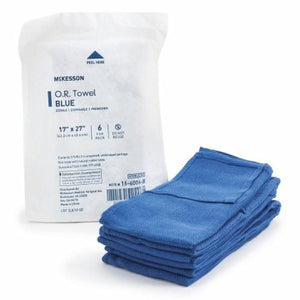 McKesson, Operating Room Disposable Towels Blue, 1 Pack
