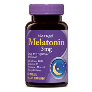 Natrol, Melatonin, 3 Mg, 60 Tabs