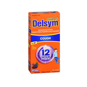 Delsym, Children'S Delsym Cough Relief Liquid Dextromethorphan Grape, 5 Oz