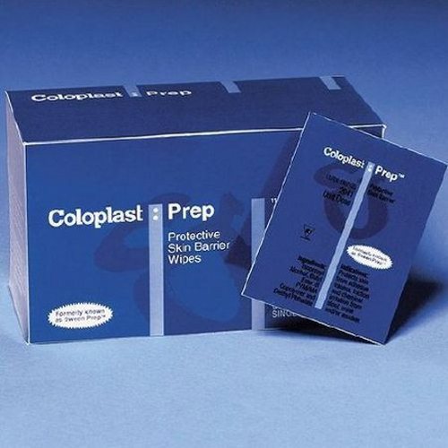 Coloplast, Skin Barrier Wipe Prep Isopropyl Alcohol Individual Packet NonSterile, Case Of 12