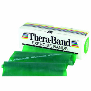 Thera-Band, Exercise Resistance Band Thera-Band  Green 5 Inch X 6 Yard Medium Resistance, 1 Each