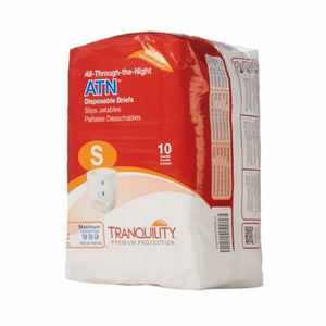 Tranquility, ATN Adult Small Unisex Disposable Incontinence Brief, Count of 10