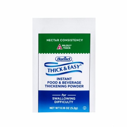 Hormel, Food and Beverage Thickener Thick & Easy  16 oz. Container Individual Packet Unflavored Powder Necta, Count of 100