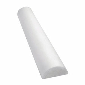 Fabrication Enterprises, Half-Round Therapy Foam Roller White Polyethylene Foam 6 X 36 Inch 30-2340, Count of 1