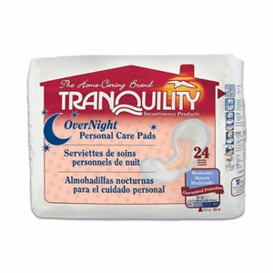Tranquility, Bladder Control Pad Tranquility OverNight, Count of 24