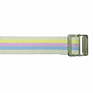 Skil-Care, Gait Belt SkiL-Care 72 Inch Length Pastel Stripe Cotton, 1 Each