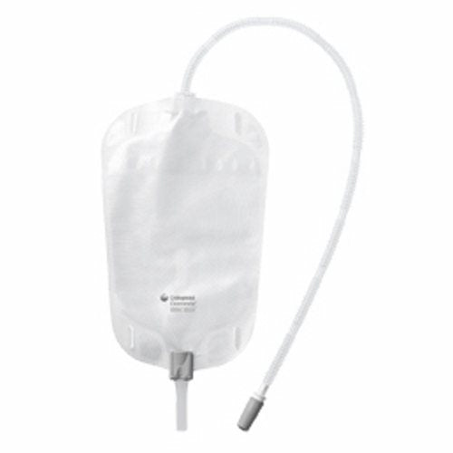 Coloplast, Urinary Leg Bag Conveen  Security+ Anti-Reflux Valve / Clamp Valve NonSterile 500 mL Vinyl / Flocked, 500 Ml, Box Of 10