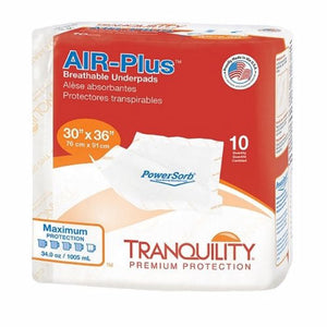 Tranquility, Low Air Loss Underpad, Count of 10