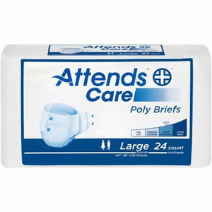 Attends, Unisex Adult Incontinence Brief Large Disposable BRHC30, Count of 24