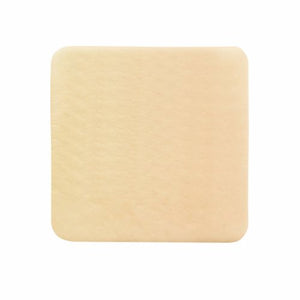 McKesson, Thin Foam Dressing 6 X 6 Inch With Border Film Backing Silicone Gel 4894, Box Of 10