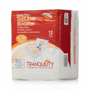 Tranquility, Top Liner Contour 14 X 32 Inch Booster Pad, Count of 12