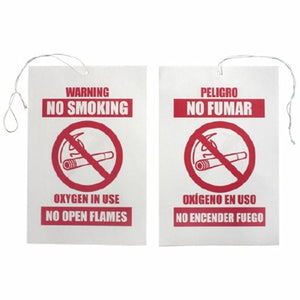Sunset Healthcare, Caution Sign Sunset Warning No Smoking Oxygen in Use, Pack Of 50