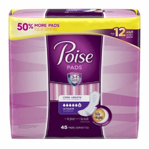 Poise, Bladder Control Pad 15.9 Inch, Pack Of 45