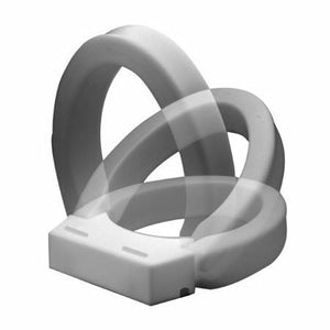 Maddak, Raised Toilet Seat Tall-Ette  3 Inch Height White 350 lbs. Weight Capacity, Count of 1