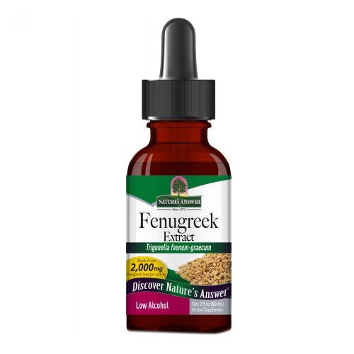Nature's Answer, Fenugreek Extract Seed Low Alcohol, 2000 Mg, 2 Oz