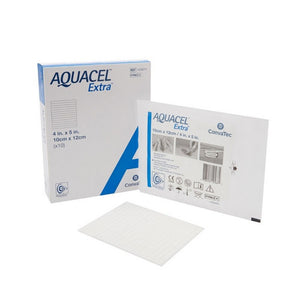 Convatec, Hydrofiber Dressing Aquacel  Extra Hydrofiber (Sodium Carboxymethylcellulose) 4 X 5 Inch, Count of 1
