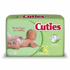 First Quality, Unisex Baby Diaper Complete Care Size 2 Disposable Heavy Absorbency, 1 Pack
