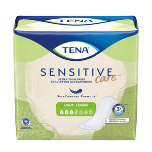 Tena, Sensitive Care Bladder Control Pad 9 Inch Length Light Absorbency, Count of 30